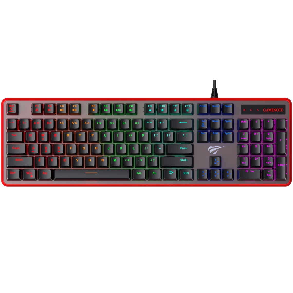 CLAVIER MECANIQUE GAMING HAVIT KB870L-BK